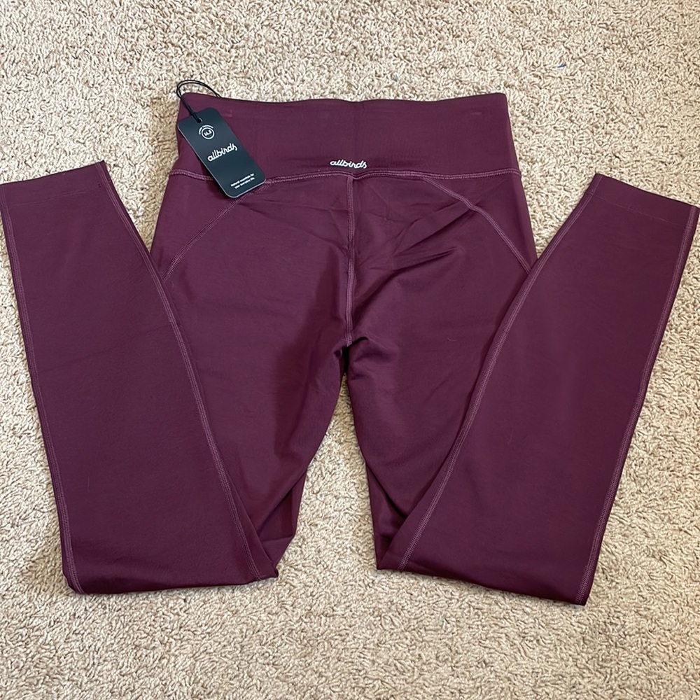 Allbirds Women's Natural Legging Aubergine - Picture 10 of 11